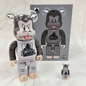 Medicom XLARGE x D*Face 100% & 400% Bearbrick Set